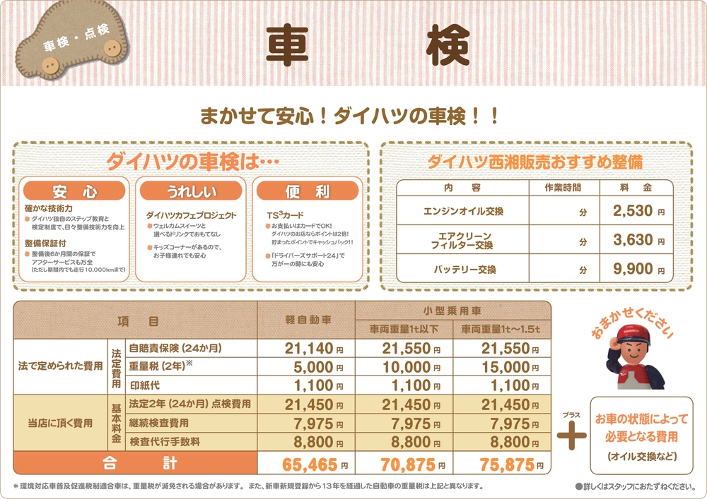 ダイハツ西湘販売車検